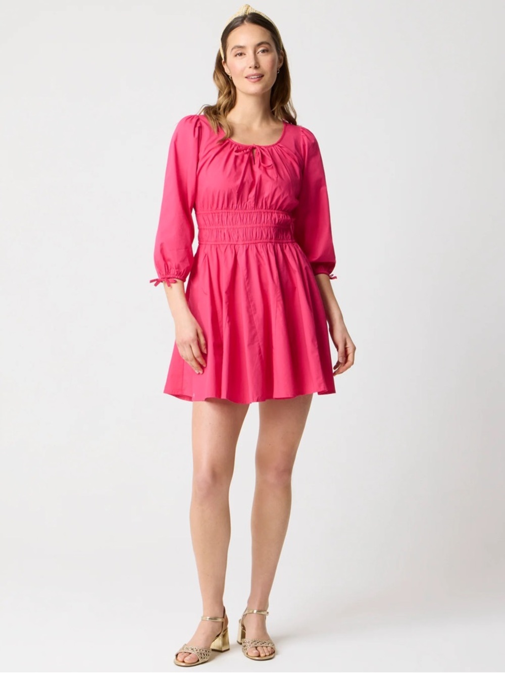 J. CREW FACTORY | Smocked Waist Mini Dress